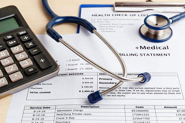 An image of a medical billing statement